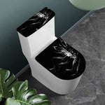 Evil Samurai Mask Print Toilet Lid And Tank Cover Set