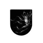 Evil Samurai Mask Print Toilet Lid Cover