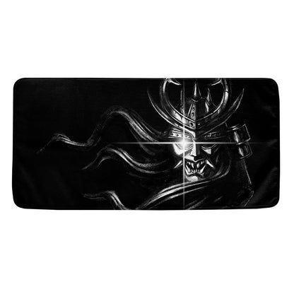 Evil Samurai Mask Print Towel