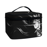 Evil Samurai Mask Print Travel Makeup Bag
