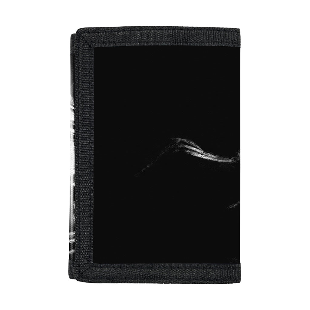 Evil Samurai Mask Print Trifold Wallet