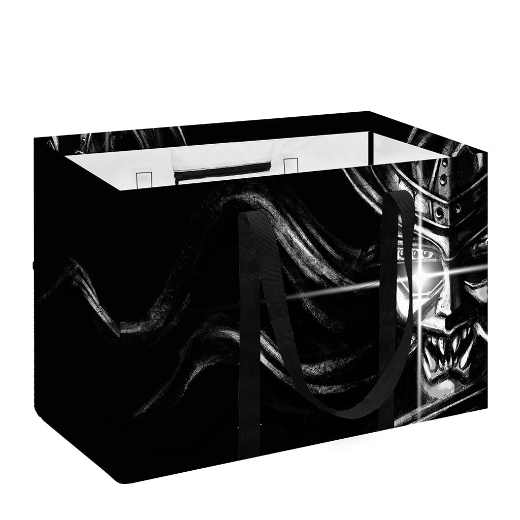 Evil Samurai Mask Print Utility Tote Bag