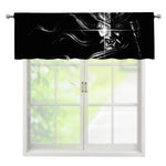 Evil Samurai Mask Print Window Valance