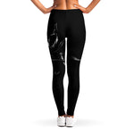 Evil Samurai Mask Print Women's Leggings