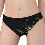 Evil Samurai Mask Print Women's Panties