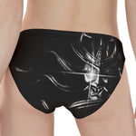 Evil Samurai Mask Print Women's Panties