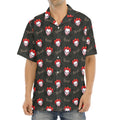 Evil Scary Clown Pattern Print Aloha Shirt