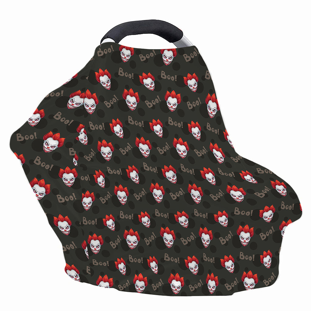 Evil Scary Clown Pattern Print Baby Seat Cover