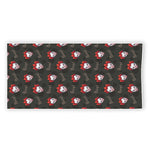Evil Scary Clown Pattern Print Beach Towel