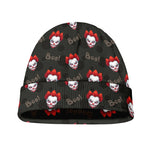 Evil Scary Clown Pattern Print Beanie