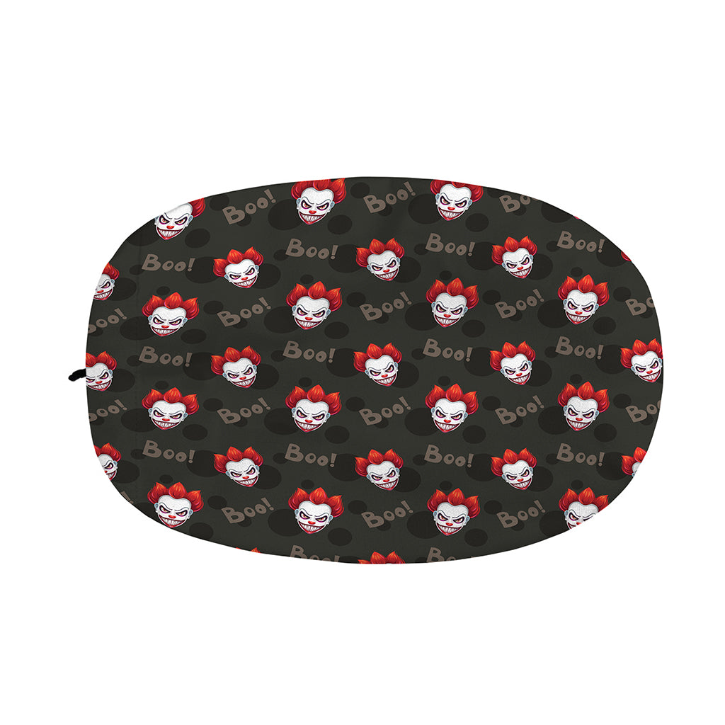 Evil Scary Clown Pattern Print Car Side Mirror Covers