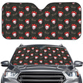 Evil Scary Clown Pattern Print Car Windshield Sun Shade