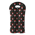 Evil Scary Clown Pattern Print Double Neoprene Wine Tote