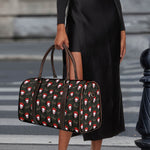 Evil Scary Clown Pattern Print Duffle Bag