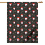 Evil Scary Clown Pattern Print House Flag