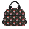 Evil Scary Clown Pattern Print Insulated Lunch Bag