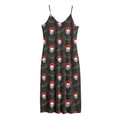 Evil Scary Clown Pattern Print Jersey Midi Cami Dress