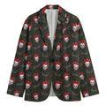 Evil Scary Clown Pattern Print Men's Blazer