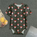 Evil Scary Clown Pattern Print Men's Bodysuit