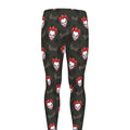 Evil Scary Clown Pattern Print Men's Leggings