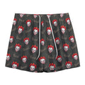 Evil Scary Clown Pattern Print Mesh Shorts