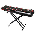 Evil Scary Clown Pattern Print Piano Keyboard Cover