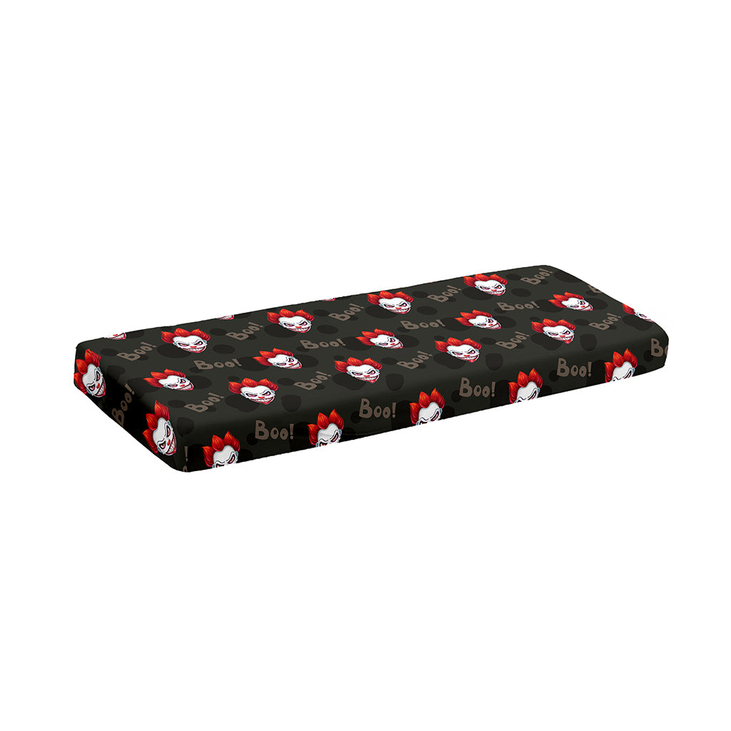 Evil Scary Clown Pattern Print Piano Keyboard Cover