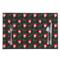 Evil Scary Clown Pattern Print Placemat