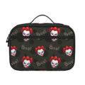 Evil Scary Clown Pattern Print Portable Lunch Bag