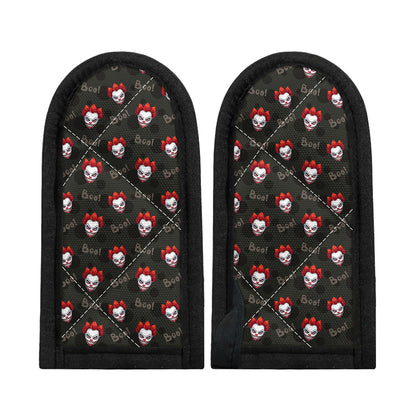Evil Scary Clown Pattern Print Skillet Handle Cover