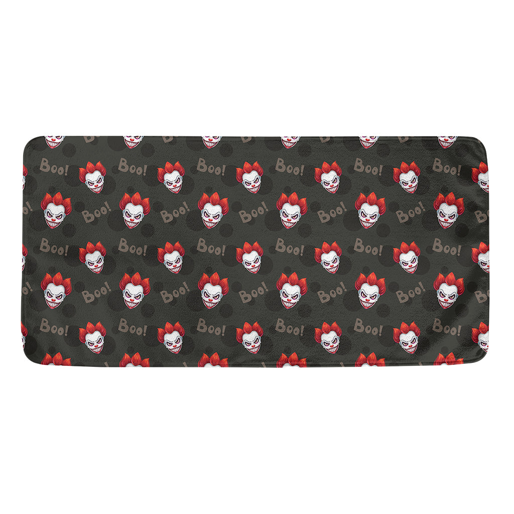 Evil Scary Clown Pattern Print Towel