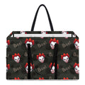 Evil Scary Clown Pattern Print Utility Tote Bag