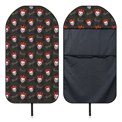 Evil Scary Clown Pattern Print Waterproof Car Seat Cover