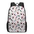 Exotic Chicken Pattern Print 17 Inch Backpack