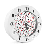 Exotic Chicken Pattern Print Alarm Clock