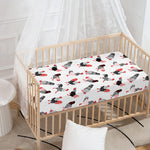 Exotic Chicken Pattern Print Baby Crib Sheet
