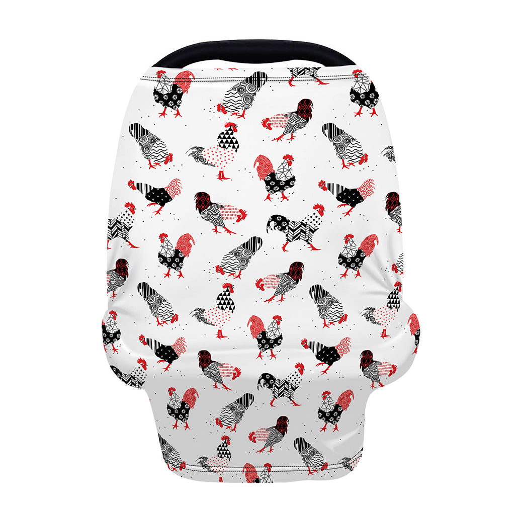 Exotic Chicken Pattern Print Baby Seat Cover