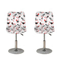 Exotic Chicken Pattern Print Bar Stool Covers