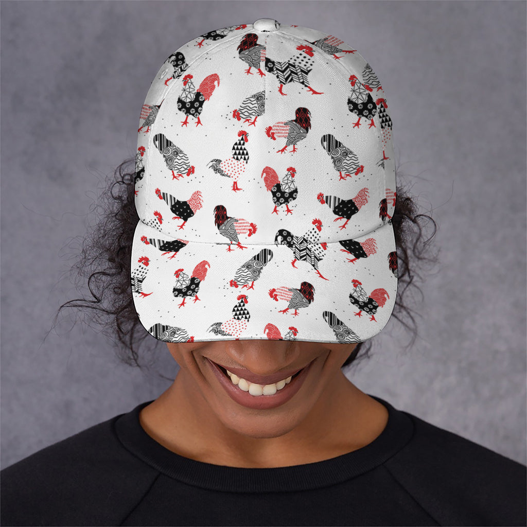 Exotic Chicken Pattern Print Baseball Cap