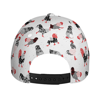 Exotic Chicken Pattern Print Baseball Cap