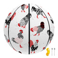 Exotic Chicken Pattern Print Basketball