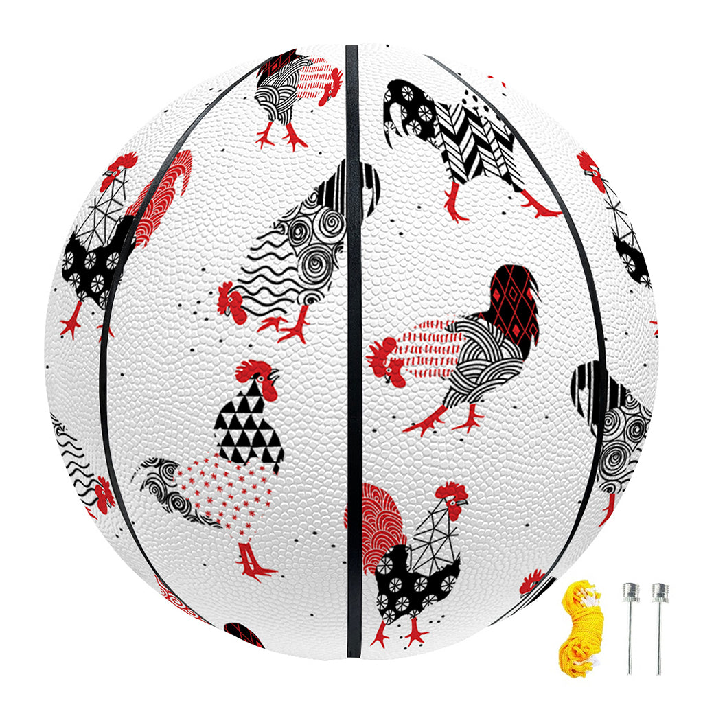 Exotic Chicken Pattern Print Basketball