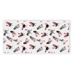 Exotic Chicken Pattern Print Beach Towel