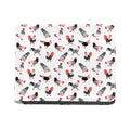 Exotic Chicken Pattern Print Bifold Wallet