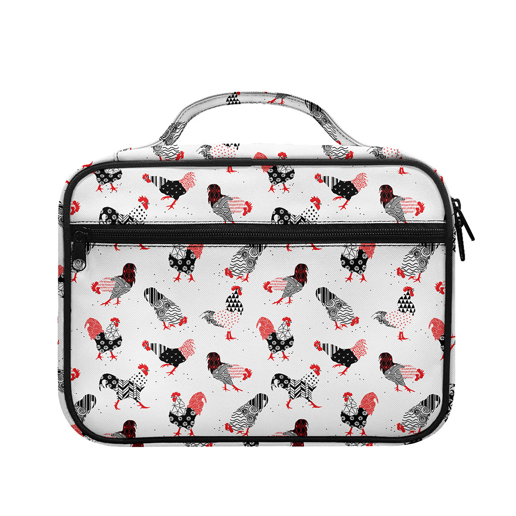 Exotic Chicken Pattern Print Briefcase Bible Bag