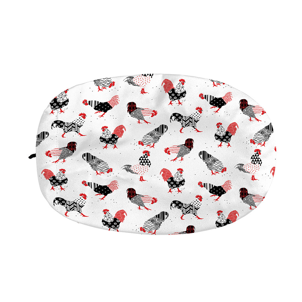 Exotic Chicken Pattern Print Car Side Mirror Covers
