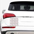 Exotic Chicken Pattern Print Car Sticker