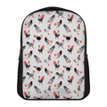 Exotic Chicken Pattern Print Casual Backpack
