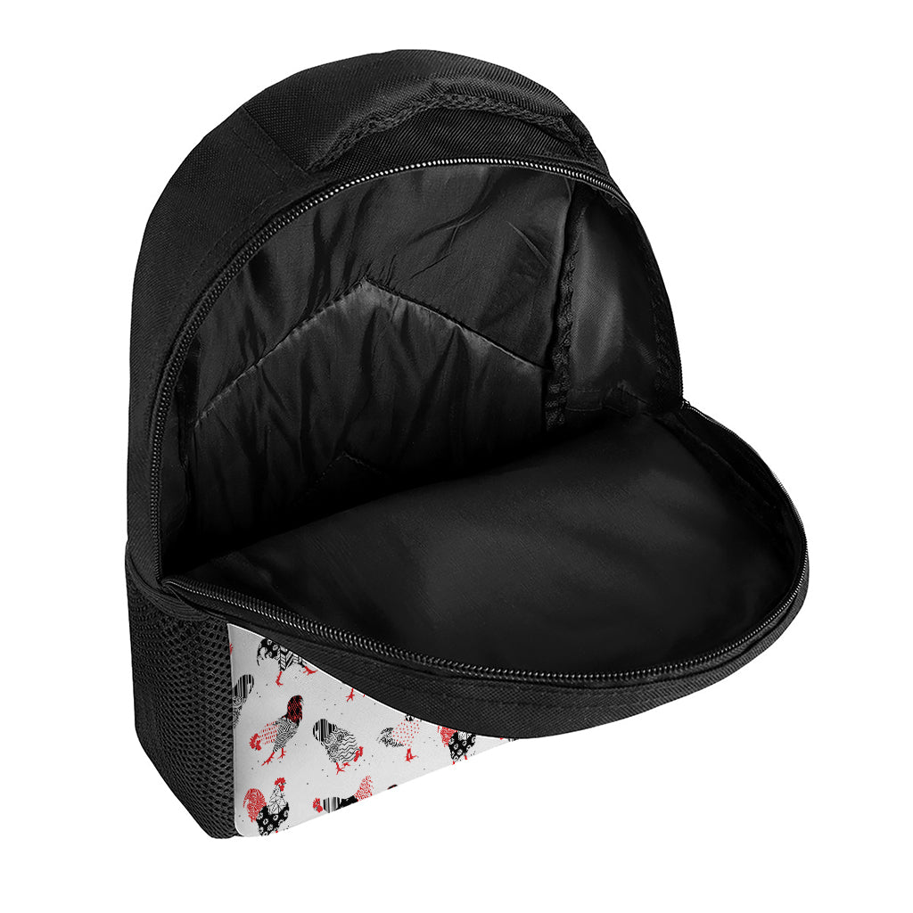 Exotic Chicken Pattern Print Casual Backpack