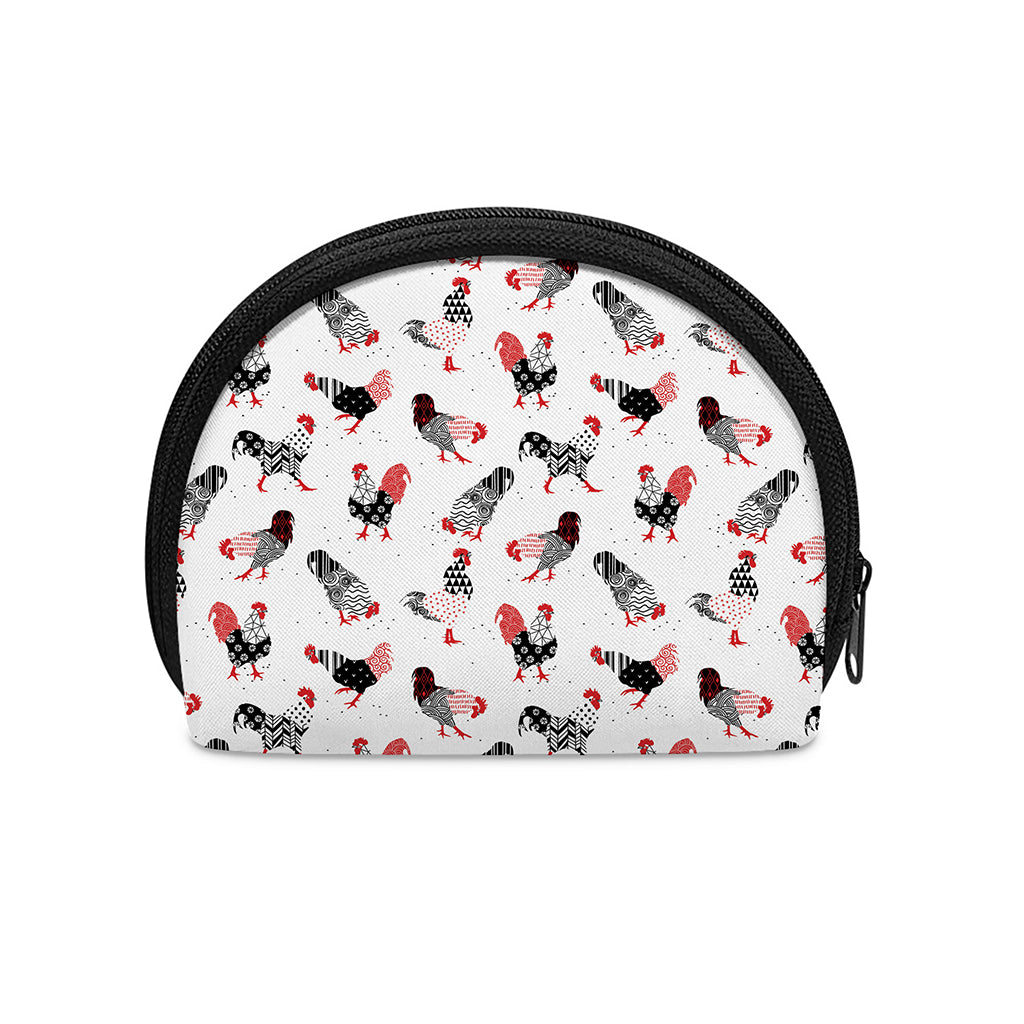 Exotic Chicken Pattern Print Coin Purse